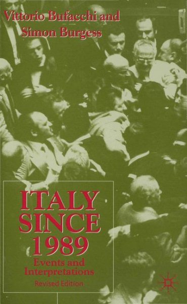 Italy since 1989: Events and Interpretations cover