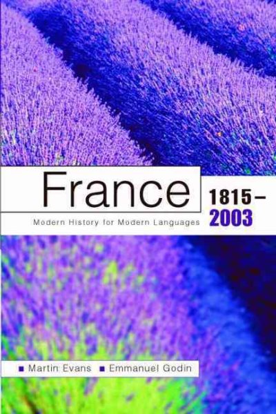France 1815-2003: Modern History for Modern Languages cover