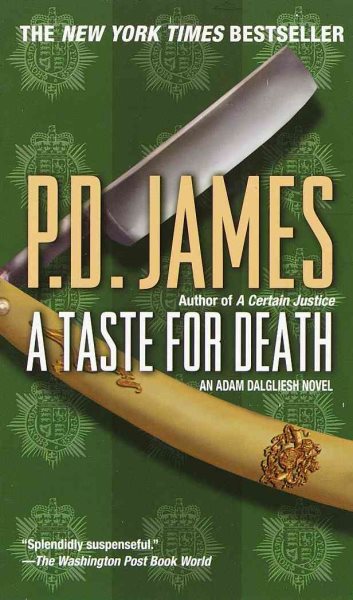 A Taste for Death (Adam Dalgliesh Mysteries, No. 7) cover