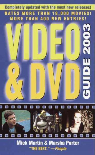 Video & DVD Guide 2003 (Video and DVD Guide, 2003) cover