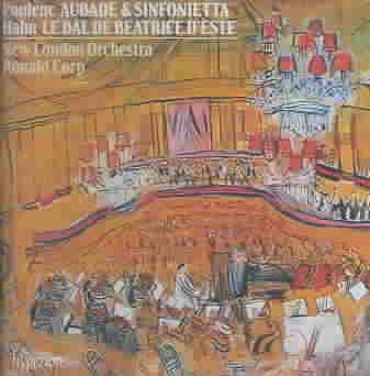 Poulenc: Aubade & Sinfonietta / Hahn: Le Bal de Béatrice d'Este cover