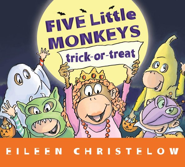 Five Little Monkeys Trick-or-Treat Lap Board Book (A Five Little Monkeys Story)