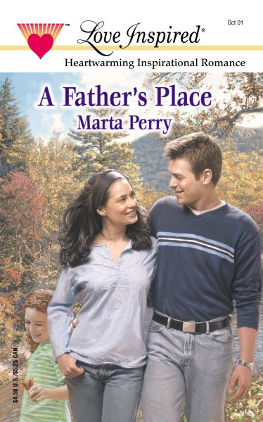 A Father's Place (Hometown Heroes, Book 4) (Love Inspired #153) cover