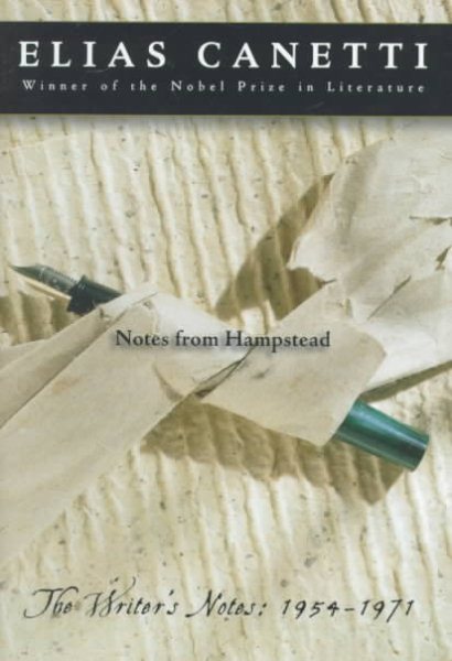 Notes from Hampstead: The Writer's Notes: 1954-1971 cover
