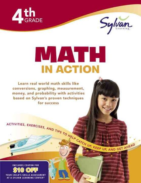 Fourth Grade Math in Action (Sylvan Workbooks) (Sylvan Math Workbooks)