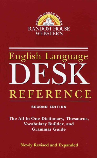 Webster's English Language Desk Reference cover