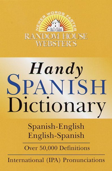Diccionario español/inglés - inglés/español: Random House Webster's Handy Spanish cover