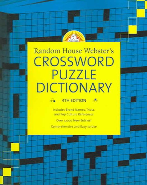 Random House Webster's Crossword Puzzle Dictionary, 4th Edition