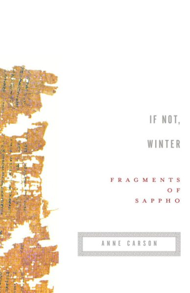 If Not, Winter: Fragments of Sappho cover