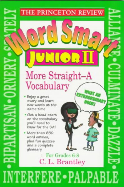 Word Smart Junior II: More Straight-A Vocabulary (Princeton Review) cover