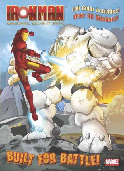 Built for Battle! (Marvel: Iron Man) (Full-Color Activity Book with Stickers) cover