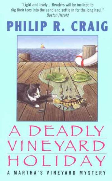 A Deadly Vineyard Holiday (Martha's Vineyard Mysteries) cover