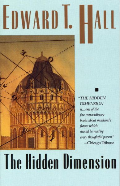 The Hidden Dimension (Anchor Books a Doubleday Anchor Book) cover