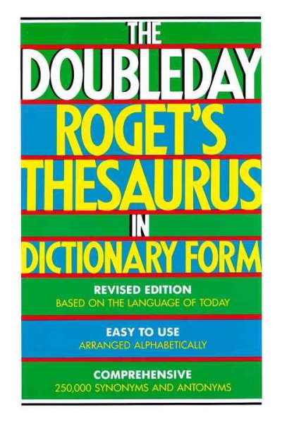 The Doubleday Roget's Thesaurus in Dictionary Form cover