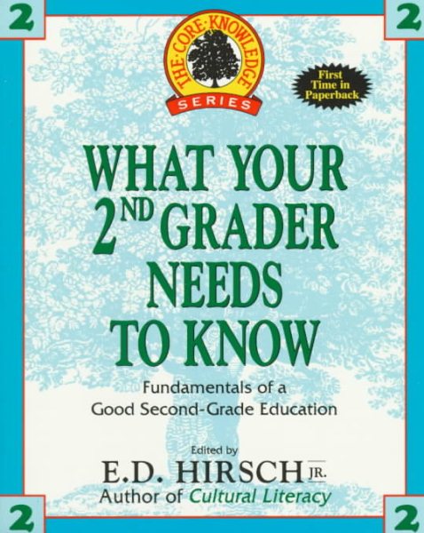 WHAT YOUR SECOND GRADER NEEDS TO KNOW (The Core Knowledge Series. Resource Books for Grades One Throu) cover