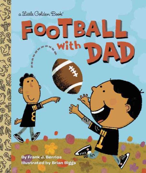 Football With Dad (Little Golden Book) cover