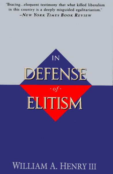 In Defense of Elitism cover