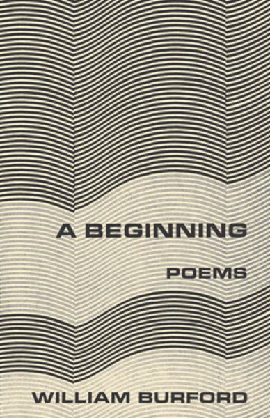 A Beginning: Poems cover