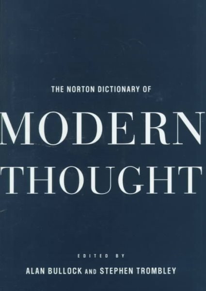 The Norton Dictionary of Modern Thought cover