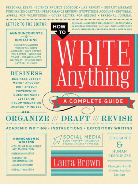 How to Write Anything: A Complete Guide cover