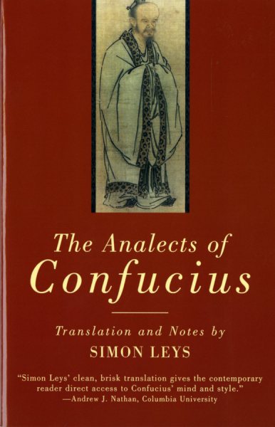 The Analects of Confucius (Norton Paperback) cover