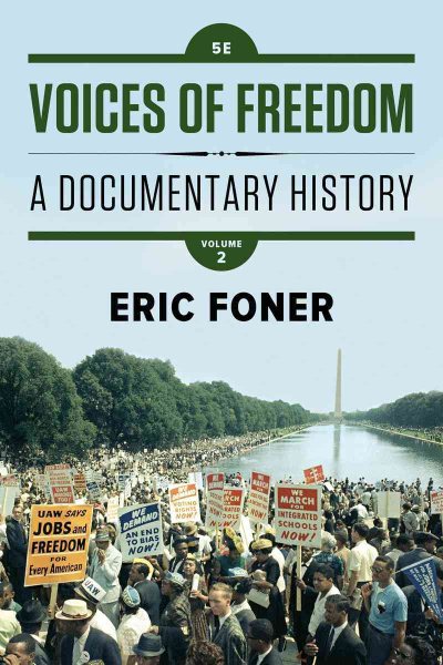 Voices of Freedom: A Documentary History (Volume 2) cover