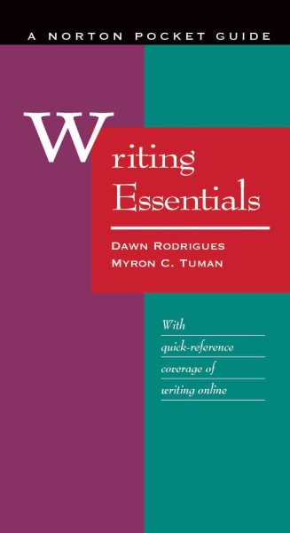 Writing Essentials: A Norton Pocket Guide cover