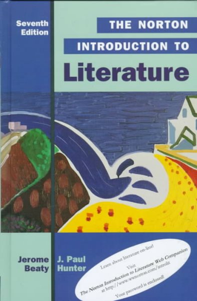 The Norton Introduction to Literature (Norton Introduction to Literature, 7th ed) cover