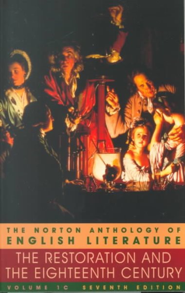 The Restoration and the Eighteenth Century (Norton Anthology of English Literature, Vol 1) cover