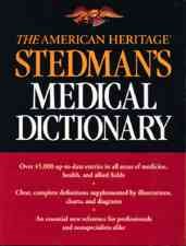 The American Heritage Stedman's Medical Dictionary cover