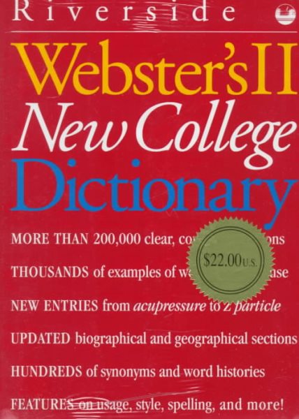 Webster's II New College Dictionary cover