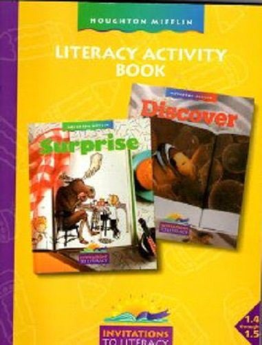 Houghton Mifflin Invitations to Literature: Literacy Activity Book Imp Level 1.4-1.5 (Invitations to Lit 1996) cover