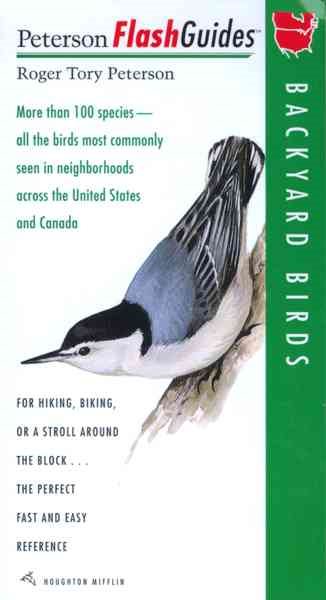 Peterson's Flashguides Backyard Birds (Peterson Flashguides) cover