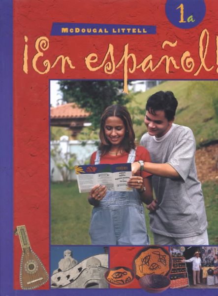 ¡En español!: Student Edition (hardcover) Level 1A 2000 (Spanish Edition) cover