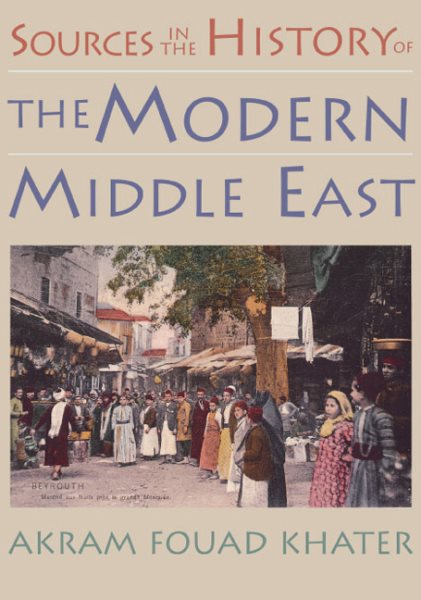 Sources in the History of the Modern Middle East cover