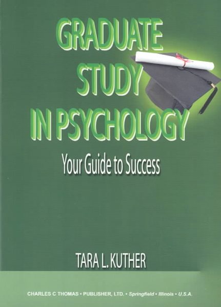 Graduate Study in Psychology: Your Guide to Success cover