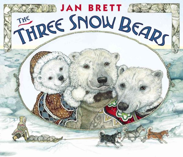 The Three Snow Bears: oversized board book cover