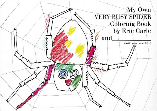 My Own Very Busy Spider Coloring Book cover