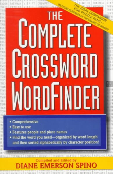 The Complete Crossword Word Finder cover