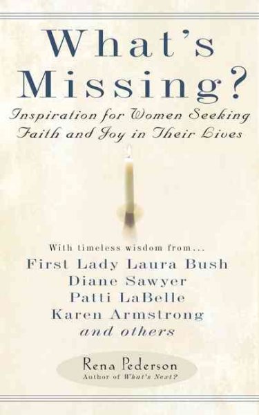 What's Missing? Inspiration for Women Seeking Faith and Joy in Their Lives cover