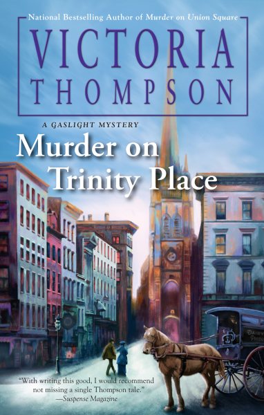 Murder on Trinity Place (A Gaslight Mystery) cover