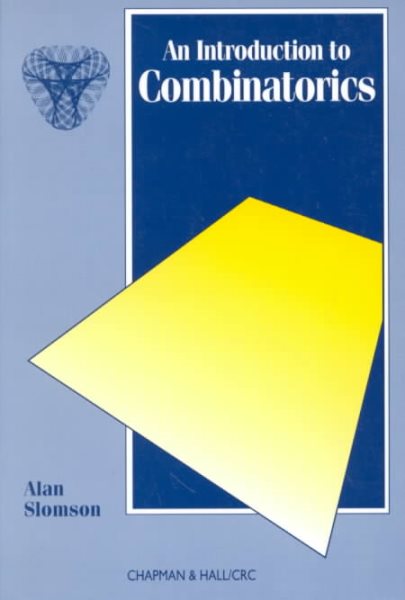 Introduction to Combinatorics (Chapman Hall/Crc Mathematics) cover