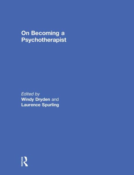 On Becoming a Psychotherapist cover