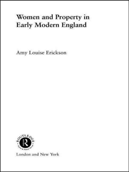 Women and Property: In Early Modern England cover