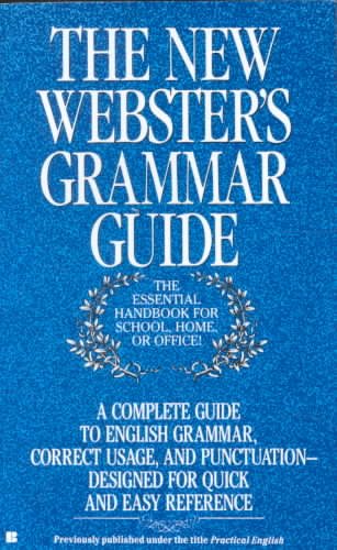 The New Webster's Grammar Guide cover