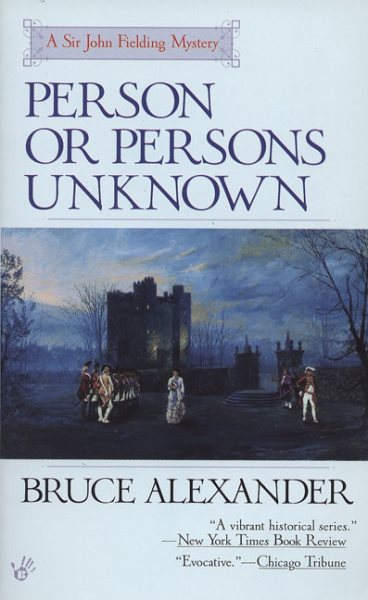 Person or Persons Unknown (Sir John Fielding) cover