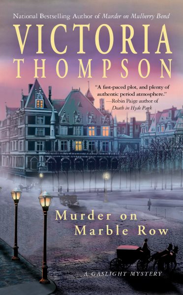 Murder on Marble Row: A Gaslight Mystery cover