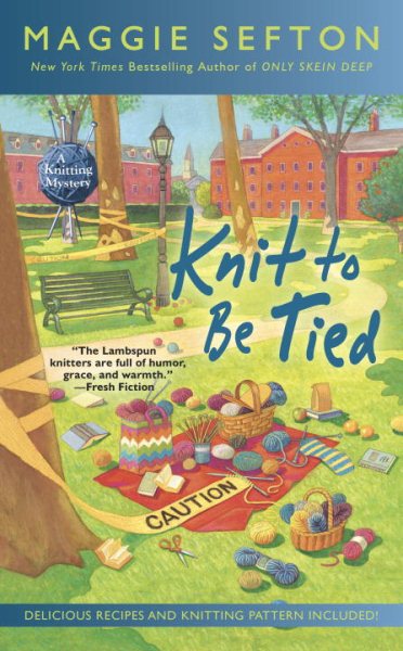 Knit to Be Tied (A Knitting Mystery) cover