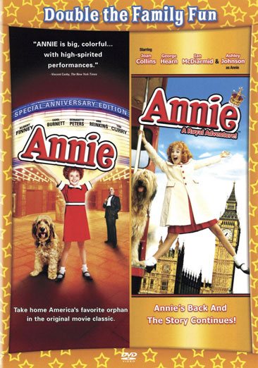 Annie (Carol Burnett, Alber Finney)/Annie: A Royal Adventure cover
