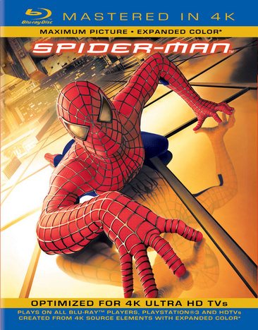 Spider-Man (Mastered in 4K) (Single-Disc Blu-ray + UltraViolet Digital Copy) cover